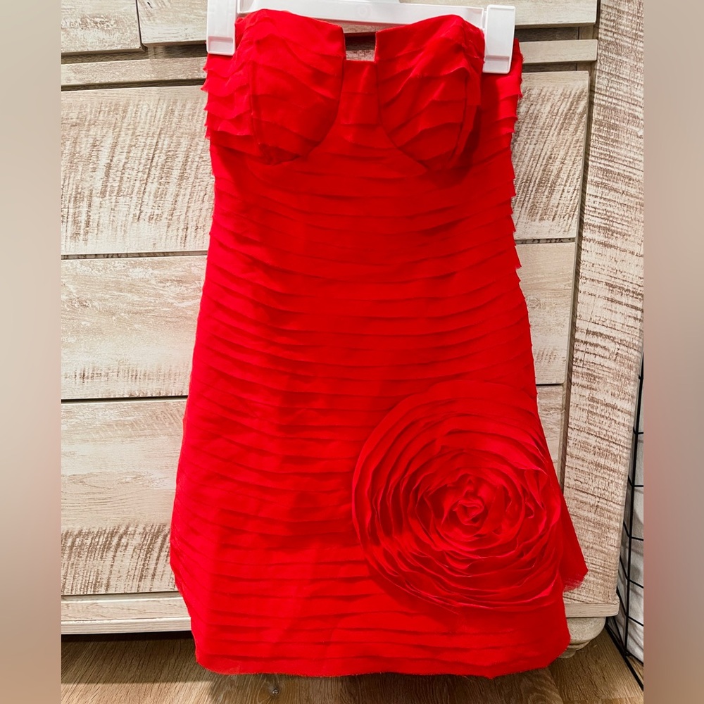 Boutique cocktail dress- red